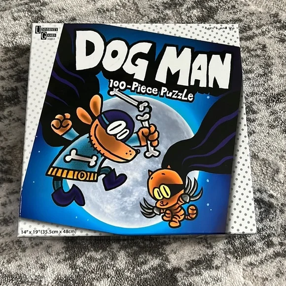 DOG MAN 100 - Piece Puzzle EUC ages 6 and up - Picture 1 of 5